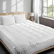 BEDRA BEDDING Mattress Topper King Mattress Topper Pillowtop 1000GSM Microfiber Mattress Protector