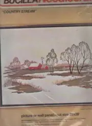 NIP!!!OOP!!! EMBROIDERY KIT "COUNTRY STREAM"