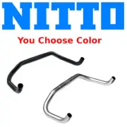Nitto RB-021 Pursuit Bullhorn Drop Bike Handlebar Black / Silver 420mm TimeTrial