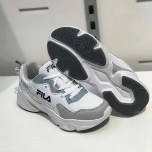 FILA 女復古慢跑鞋 老爹鞋 運動鞋 白鞋 休閒鞋 輕量透氣 5-J329X-143 原價2280