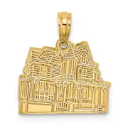 14k Yellow Gold DR. HENRY HUNT HOUSE - CAPE MAY NJ Charm