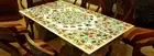 5'x4' Antique Marble Buy Dining Corner Side Table Top Marquetry Inlay Decor E771