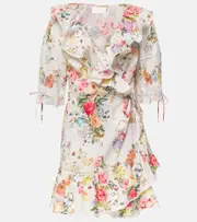 [Camilla] Camilla Sew Yesterday floral cotton wrap dress AU 12 multicoloured