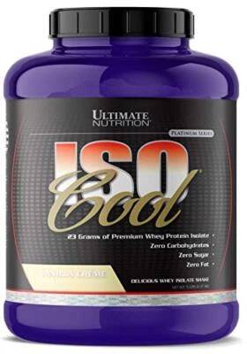Ultimate Nutrition ISO Cool Whey Isolate Protein Powder - Keto-Friendly -