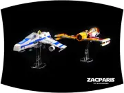DISPLAY STAND for Lego 75364 E-Wing vs Shin Hati’s Starfighter MANY OPTIONS!