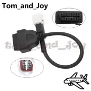 Fits Yamaha R1 R6 MT09 4Pin OBD2 OBDII Cable Diagnostic Adapter Connector