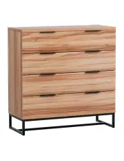 [Artiss] Noche 4-Chest of Drawers in Brown