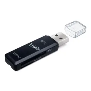 【E-books】T44 雙槽高速 USB3.2讀卡機(USB)