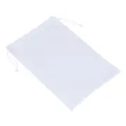 Ski Goggle Bag, Microfiber Snow Goggles Case Drawstring Pouch White