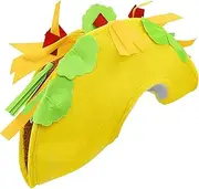 Hamburger Hat Kids - Novelty French Fries Small Food Headband - Mexican Food Burger Headpiece Funny Props Taco Headwear For Carnival
