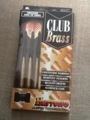 (27g) - HARROWS Club Brass Precision Steel Tip Darts Brand New