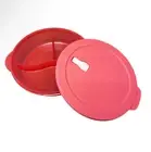 Tupperware Crystalwave 1.4Litre Divided Container Microwave Brand New Pink