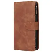Luxury PU Leather Zipper Wallet for Google Pixel 3A Cards Stand Holder Phone Cover Bags