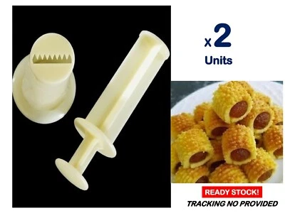 2 x Mold Cookies Pineapple Jam Tart Semperit Plunger Presses