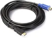 HOMSFOU to Vga Coveter Cable High Speed Cable USB c to Cable Adaptor USB to Cable to USB c to Adapter to Dvi Adapter to USB Cable to Vga Cable Gold Male to Vga