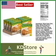 Convenient Portable Peanut Butter Oatmeal Squares - Ideal Snack Bars - Pack of 8