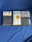 Vintage Spring Maid Sheets Bremen Tan King Pillow Cases Flat Sheet