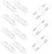 JUMPLAWN 30Pcs Self Adhesive Wire Organizers for Wall Desk Strong Hold Cord Management for Electrical Data and Extension Cables Multipurpose for Tidy Spaces