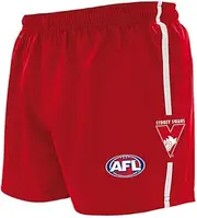 The AFL Store Sydney Swans Youth Baggy Shorts Red