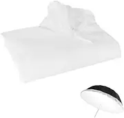 Photography Softbox Diffuser Cloth Light Soft White Umbrella Cloth Light Diffuser Fabric Cover Cloth Sheet, for Photography Umbrella Softbox (59 inch / 150cm)