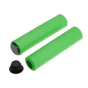 2 Pair of Anti-slip Ultra-light Handlebar Grips Foam Hand Grips Cover Cushiony for Cycling Road Bike MTB Folding Bikegreen