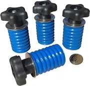 GripPRO ATV Anchors Polaris Lock & Ride KNOB Tie Down Anchor Kit - Set of 4 Lock and Ride Knob Anchors for Ranger and General UTV's ATV's