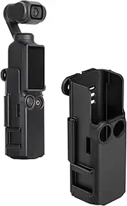 Expansion Adapter for DJI Osmo Pocket 3 Camera Tripod Adapter Mount Extension Handle Two Jaw Cold Shoe Interface 3 in 1 Camera Fixed Bezel Bracket Holder Protective Housing Case Cover