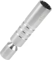 LOORGVEL Magnetic Spark Plug Socket Tool Durable Metal Design for Easy Automotive Repairs Compact and Precision Crafted for Effortless Spark Plug Replacement Cars Suvs and Trucks