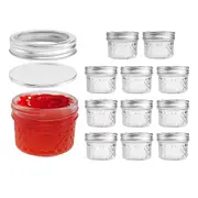 Glass Jars with Lid Small Food Candy Storage Mason Jam Bottle