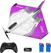 Radiolink D460 Ready to Fly (RTF) RC Airplane with Byme-DB Gyro FC, 3 Flight Modes, Brushless Motor 15A ESC Plane, T8S Transmitter & R8XM Voltage Telemetry RX for Beginner or Experienced (Purple)