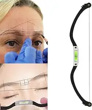 Eye Brow Ruler | Measuring Tool Brow Mapping Stencils,Brow Mapping Shaping Stencils, Eyebrow Shapes Templates, Versatile Makeup Eyebrow Tool