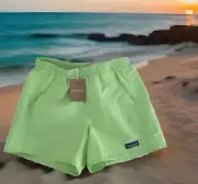 NWT Patagonia Women's 5" Baggies Shorts Salamander Green Small