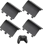 Xbox Controller Cover with Xbox One 4 Pack Replacement Battery Back Cover for Xbox One Series X S Controller Lightweight Repair Shell Cover Part for Wireless Controller Lid Xbox