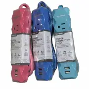 NEW CyberPower 3 ft. 3-Outlet 2-USB Surge Protector
