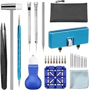 [Dickly] Watch Link Remover with 10 Spring Bar, Watch Link Removal Tool for Watchmaker