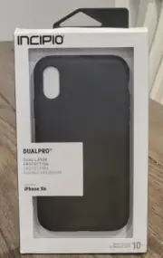 Incipio DualPro Case for iPhone Xr - Black - IPH-1748-BLK