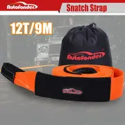 9M*75MM Snatch Strap Recovery Tow Strap with water-resistant protector 12T