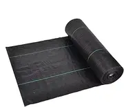 Landscape Fabric Heavy Duty,Grass Control Garden Fabric - Sturdy Black Grass Barrier Mat for Underlayment, Commercial Driveway, Landscaping