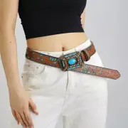 Vintage Belt Female Cowgirl Pants Belt Halloween Dress Up Belt Waist Decoration