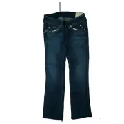 Pepe Jeans Perival Women Pants Hip Stretch 30/34 W30 L34 Dark Blue Stonewashed