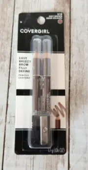 CoverGirl Easy Breezy Brow Fill & Define Pencils Crayon #510 Soft Brown .06oz
