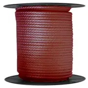 ANCHOR ROPE DOCK LINE 3/8" X 350' BRAIDED 100% NYLON BURGUNDY MADE IN USA