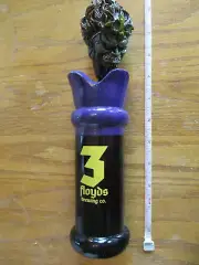 Beer Tap 3 Three Floyds Purple on Black Alpha King Handle Brand New