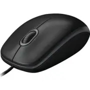 Logitech B100 Optical Usb Mouse 800Dpi For Pc Laptop Mac Tux Full Size Comfort