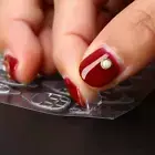 10Sheet Clear Double-Sided Nail Glue Tape Sticker Adhesive Nail Tabs Press Z0Z0