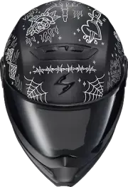 SCORPION EXO Covert Fx Full Face Helmet The Litas 2 Black Lg CFX-1015