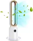 Bladeless Fan with Air Purification, Portable Tower Fan24-Speed Wind, 12H Timer,