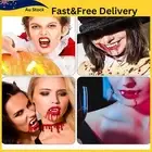 Retractable Vampire Halloween Teeth Cosplay Makeup Zombie Teeth Horrific Fangs