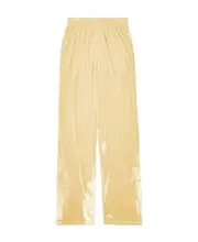 Balenciaga Velvet-Effect Elastic Waist Trousers S,M Nude