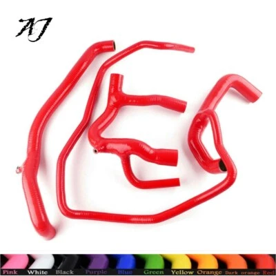 For 1998-2007 Land Rover Defender 2.5 TD5 Silicone Radiator Coolant Hose Red